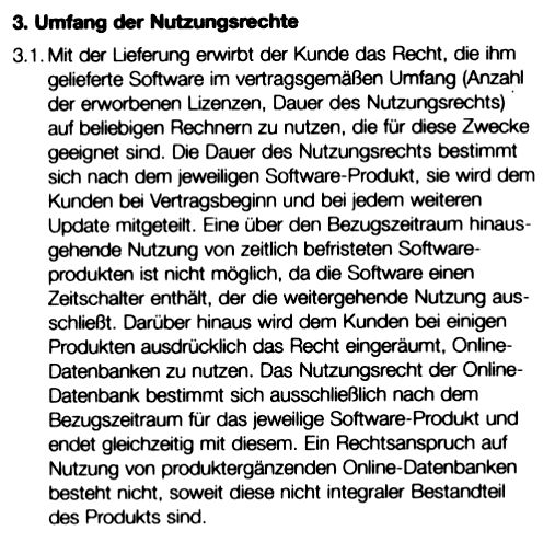 Lexware Buchhalter 2006 - Lizenzbedingungen, Nutzungsdauer Lexware Buchhalter - Lizenzbedingungen