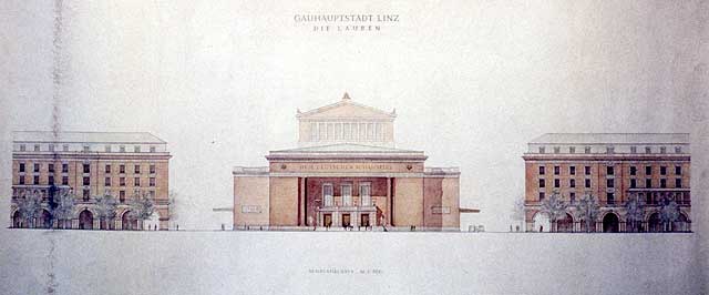 Linz - Westansicht Prachtstraße