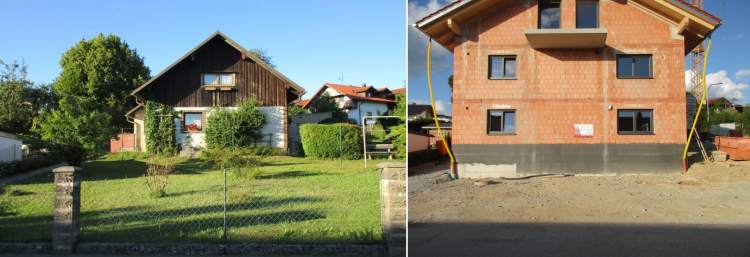 Ein Vergleich von Vorher und Nachher